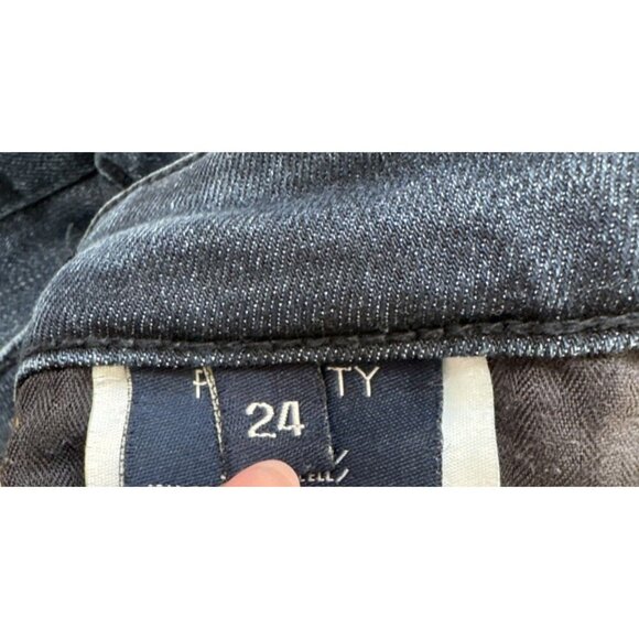 Fidelity Denim Katie High Rise Flare Jeans Womens 24 Blue Comfort Stretch - Picture 9 of 10